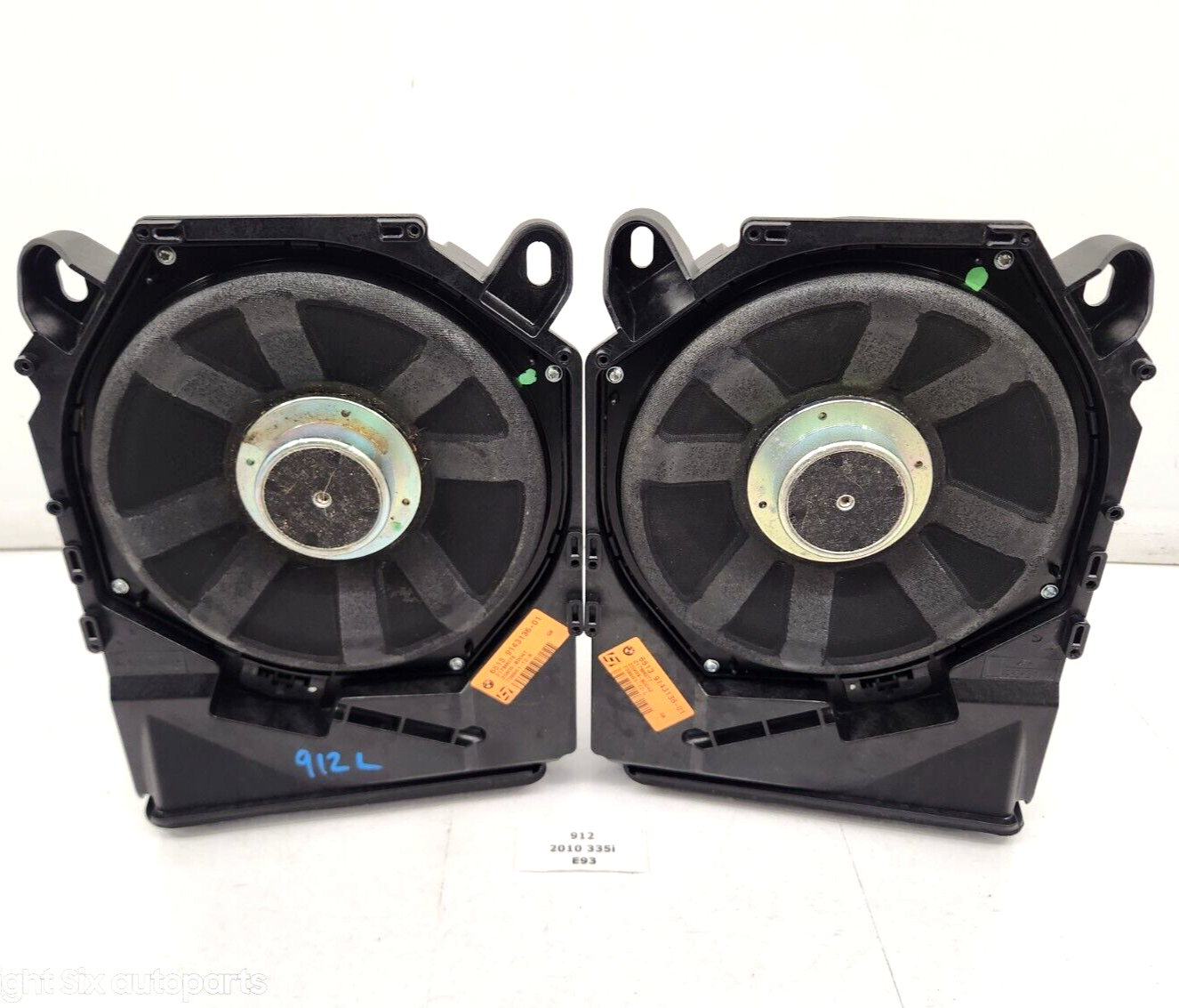 OEM BMW E90 E92 E93 Bass Speakers Sub Subwoofer Logic 7 Harman Kardon