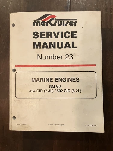 MERCRUISER #23 (454 CID(7.4L) 502 (8.2L)Marine engines ALL IN ONE SERVICE MANUAL