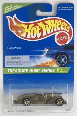 1996 Hot Wheels Treasure Hunt Series Auburn 852 Limited Edition Rare # 2 of 12 