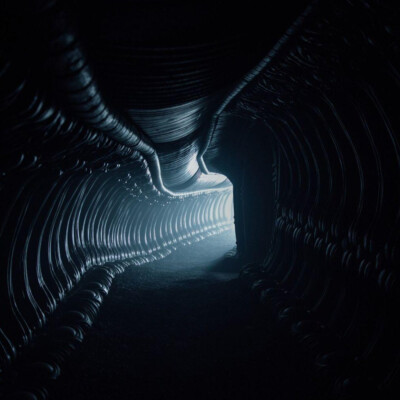 IKEA Detolf 15x15 Diorama Backdrop - ALIEN CORRIDOR