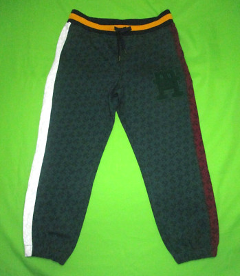 Tommy Hilfiger X Anthony Ramos Colorblock Monogram Joggers - Men's Size Large