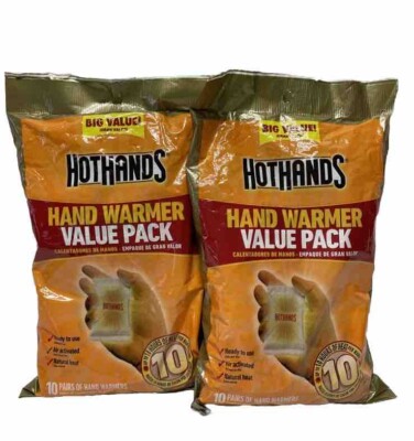 HotHands Hand Warmers 2 Packages 20 Pair (40 pieces) Value Pack-Free Shipping