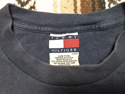 Rare Vintage 90's TOMMY HILFIGER USA American Flag Themed 