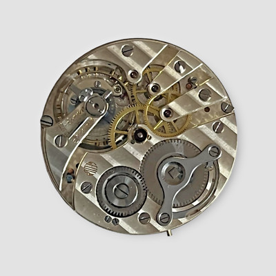 Vintage Avance Retard Pocket Watch Movement Dial Balance Ok
