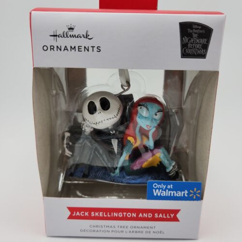 Hallmark Jack Skellington And Sally Nightmare Before Christmas Tree Ornament New