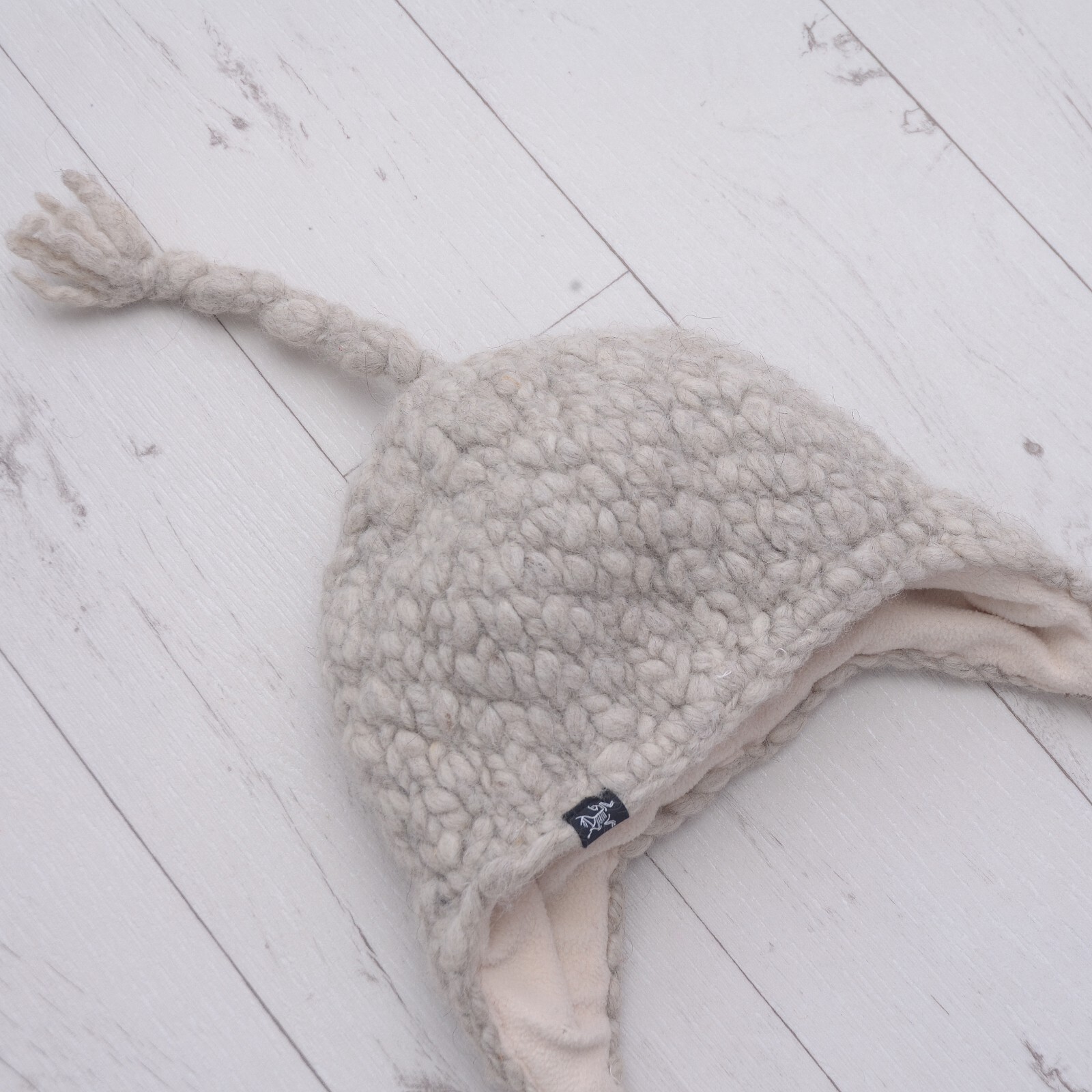 ARC'TERYX Arcteryx Pembi Torque paraorecchie in lana nordica Toque cravatte intrecciate pompon adolescenti berretto