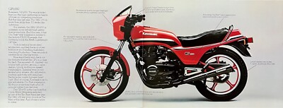 1982 Kawasaki GPz550 4-page brochure-literature GPZ 550 NOS | eBay