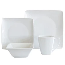 Over&back 32-Piece Squared Dinnerware Set