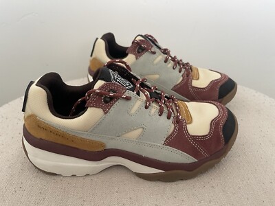 Women's Merrell 1981 Multi-colored (Burgundy/Grey/Mustard) Walking Shoe Size 6
