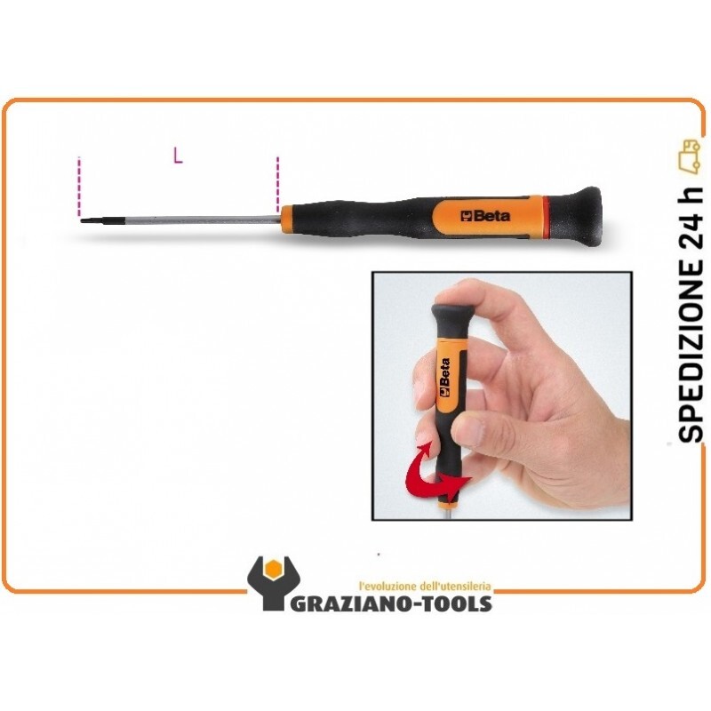 MICROGIRAVITE A CHIAVE MASCHIO PER VITI CON IMPRONTA TORX® T10 ART. 1257TX