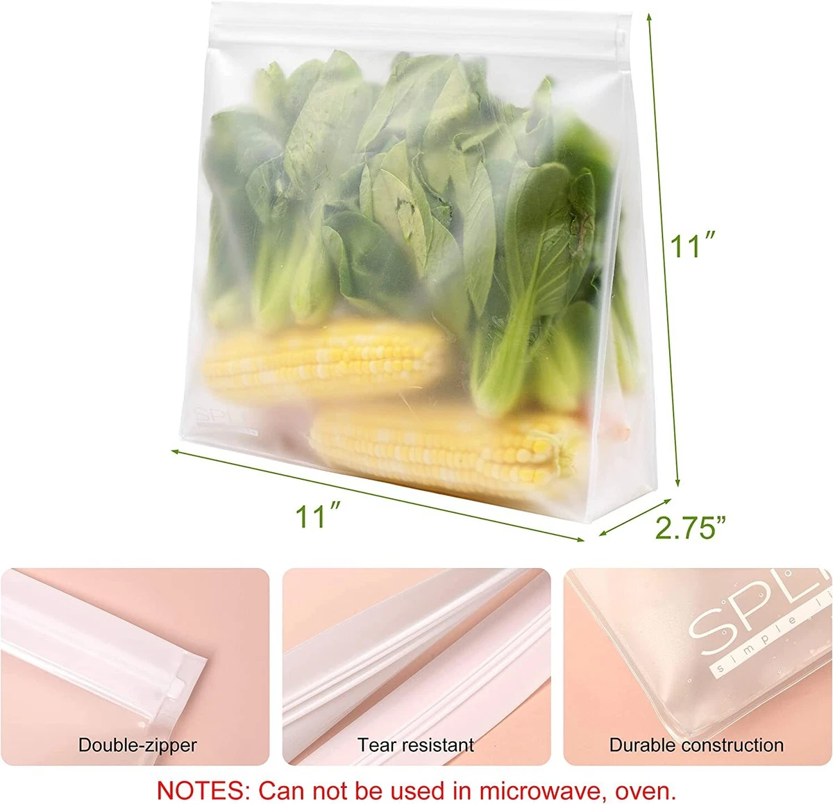 Reusable Gallon Storage Bags