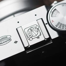 Cartoon Metal Camera Hot Shoe Cover For Olympus Sony Fuji Leica