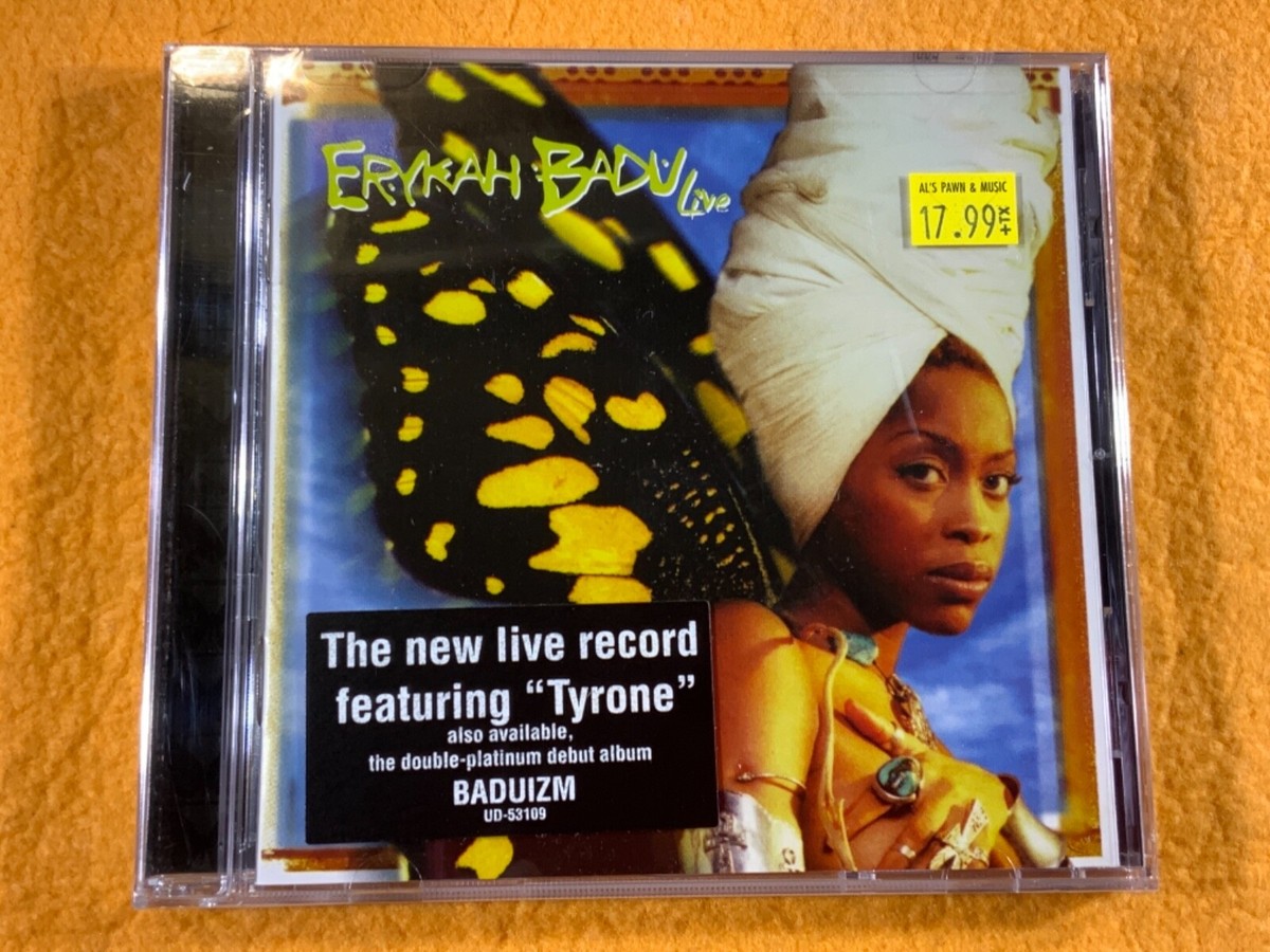 W5-70 ERYKAH BADU Live .. SEALED .. 1997 - UD-53109 - CD - R&B