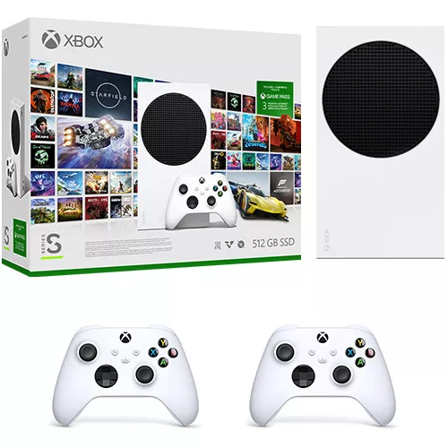 Microsoft Xbox Series S 512GB SSD Console White - Includes Xbox Wireless  Controller - Up to 120 frames per second - 10GB RAM 512GB SSD - Experience