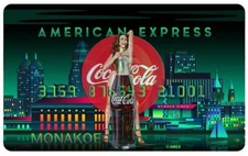 Coca-Cola AMEX Parody Sticker (4-Pack) | Funny Pop Art Credit Card Skin Decal