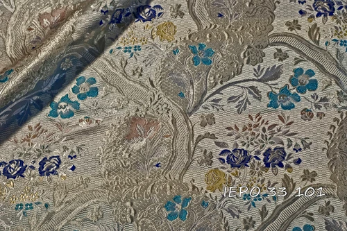 Church Liturgical Vestment Metallic Brocade fabric Floral Pattern (6 colors)