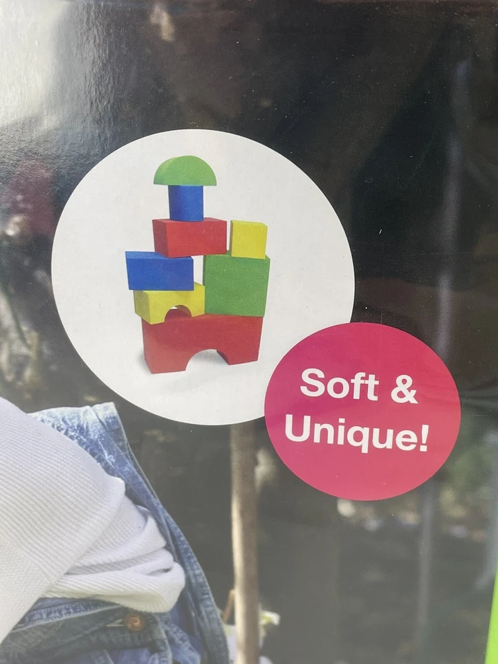 Edushape Big Foam Block Set Edu-Color 32 Pcs 9M+ Large Soft 2.75" Washable NEW - Image 2 of 4