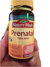 Nature Made Prenatal Folic Acid Multivitamin  50 Ct