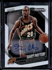 2024-25 Panini Prizm Black Gary Payton Legends Auto Autograph Silver Prizm #280