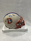 RJ Harvey Signed Retro Speed Denver Broncos Mini Helmet JSA WITNESS COA