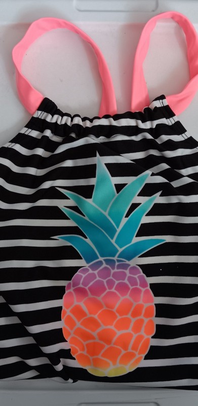 New Girls Cat & Jack Size M (7-8) One Piece Bathing Suit