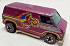 Hot Wheels 1974 Motocross Super Van Plum Redline Hong Kong Vintage