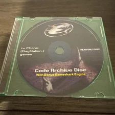 PlayStation 1 GameShark Code Archive Disc 2000 InterAct PS1 Cheat Utility