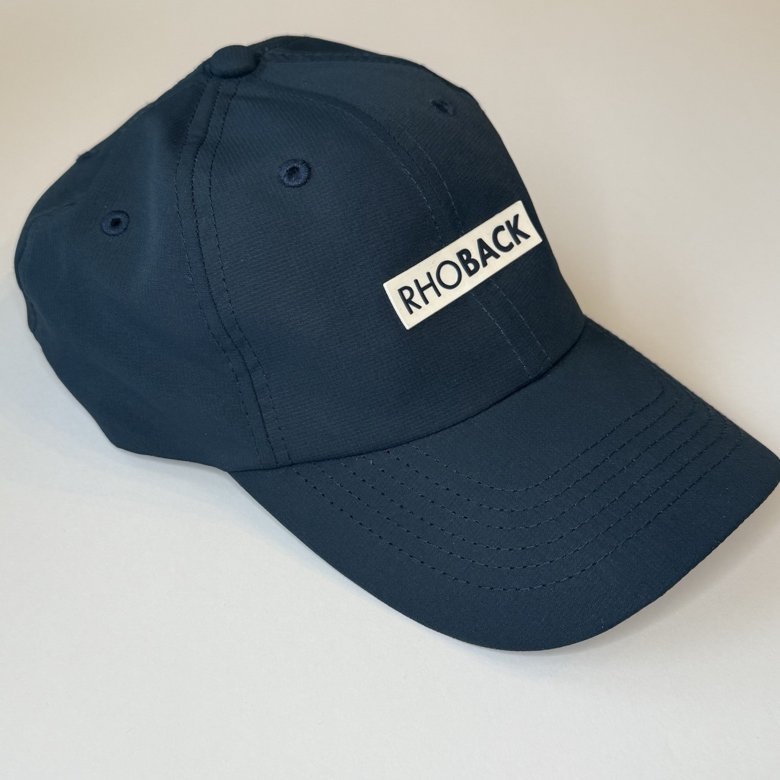 Rhoback Polyester Adjustable Navy Baseball Cap Ha… - image 3