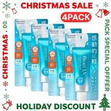 KAO Biore UV Aqua Rich Watery Sunscreen 70g SPF50+/PA++++ [4 PACK]