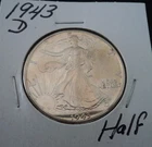 1943-D Denver Mint Silver Walking Liberty Half