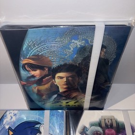 3 SEGA DREAMCAST TRADING CARD BINDERS LIMITED RUN GAME SONIC ADVENTURE SHENMUE +
