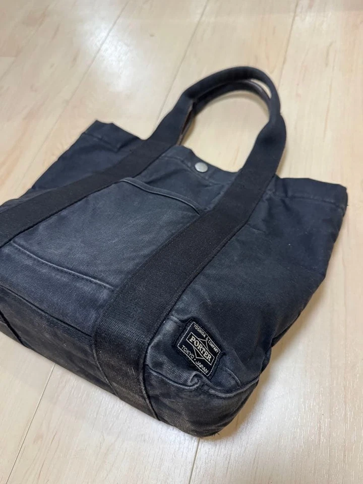 Bolso de Mano PORTER de Lona Negro artículos unisex Foto 2 de 4