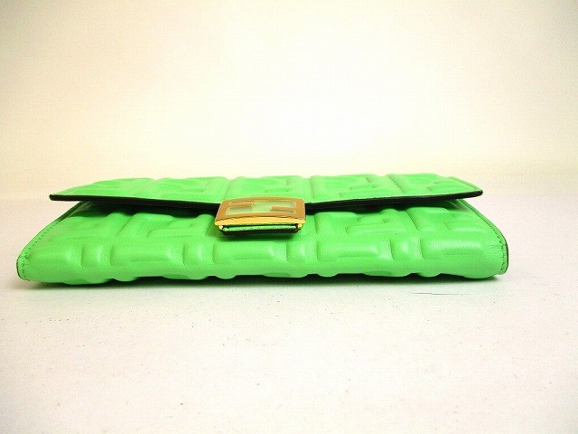 Fendi Ff Baguette Nappa Leather Bifold Wallet Continental