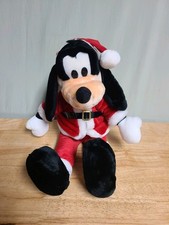Disney Exclusive Goofy Santa Claus Christmas Plush Stuffed Toy Collectible