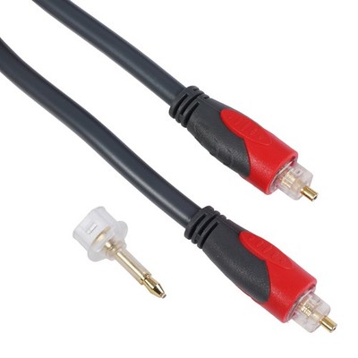 Hama 3m Toslink-Kabel + 3,5mm Opti Adapter Lichtleiter-Kabel Stecker optisch
