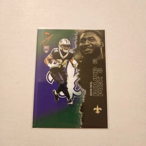 2025 Topps Signature Class Football Green and Purple Devin Neal #185