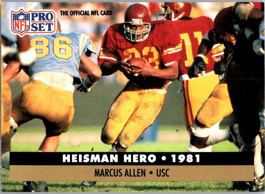 1991 Pro Set #45 Marcus Allen