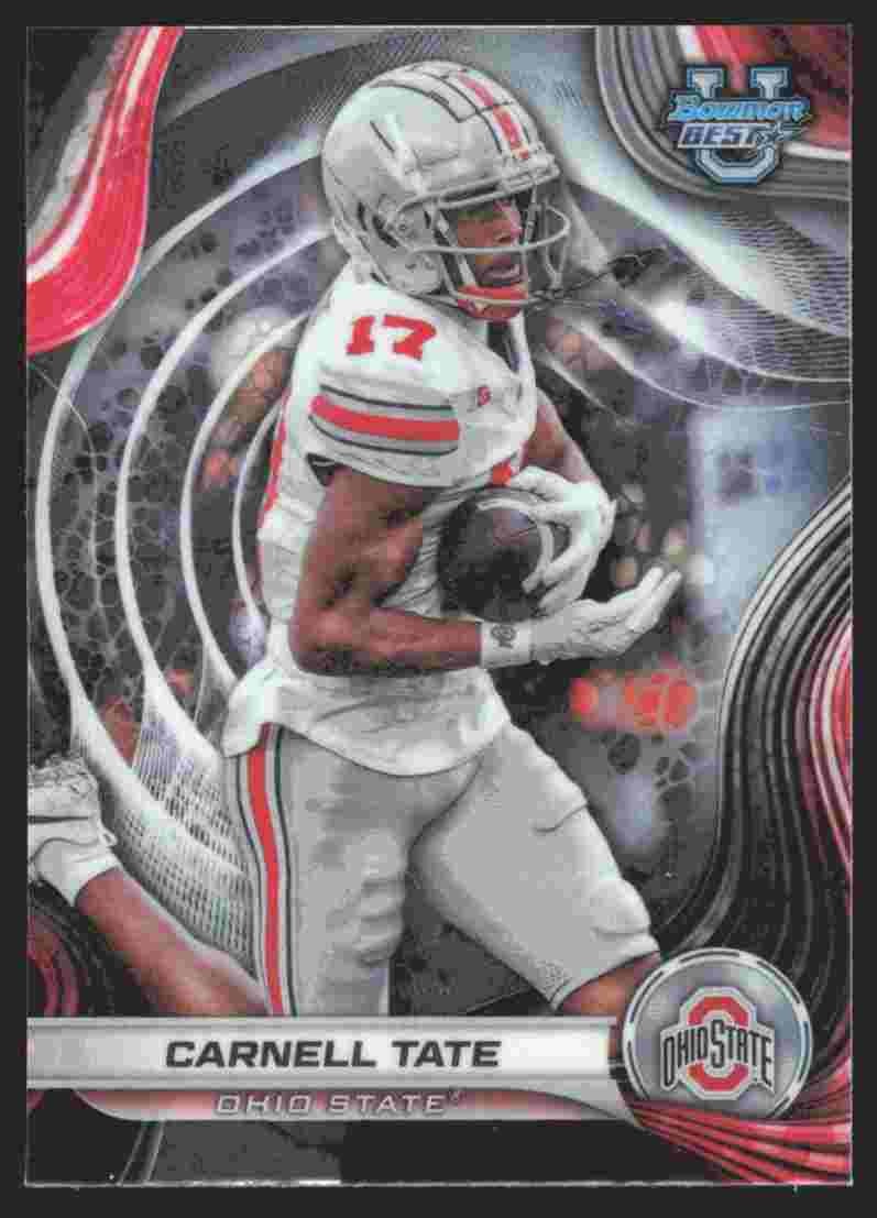 2024 Bowman University Best #47 Carnell Tate
