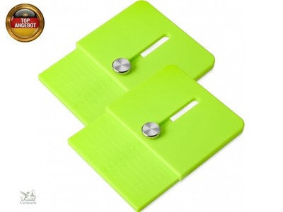 2 Stück Gerade Linie Cutter Schneidvorlage, Edge Wrap Cuttermess