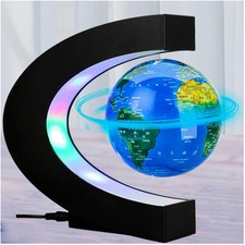 Magnetischer Globus LED Leucht Globus schwebend Weltkarte 8,5cm