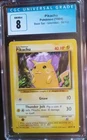 #58/102 Pikachu Pokemon 1999 Base Set Unlimited Graded CGC 8