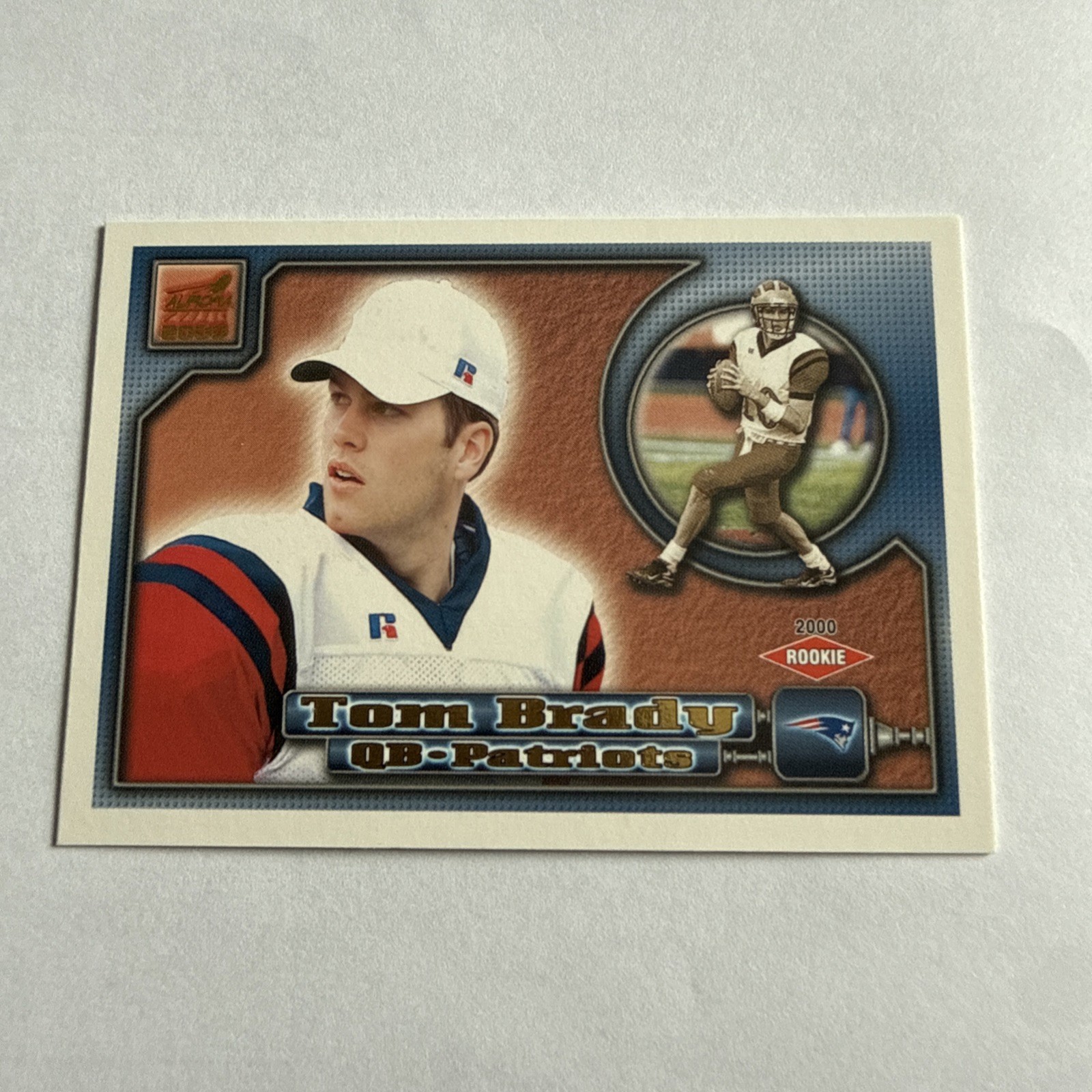 2000 PACIFIC AURORA TOM BRADY ROOKIE #84