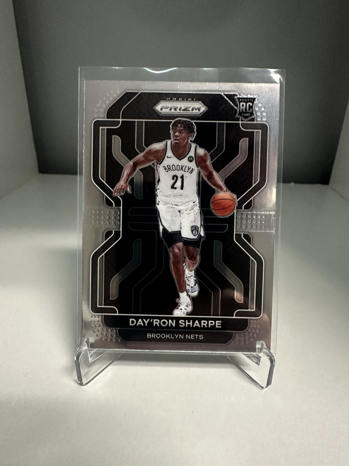 Day’ron Sharpe RC 2021-22 Prizm Basketball Base Rookie Card #281 Brooklyn NETS
