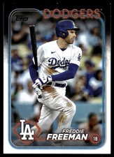 Freddie Freeman 2024 Topps #102 Dodgers MLB READ FREE SHIPPING AutographDen