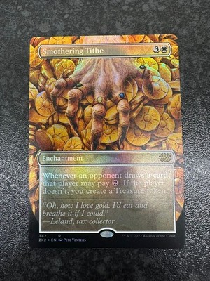MTG: Smothering Tithe   Borderless Foil   NM - Double Masters 2022 [2X2]