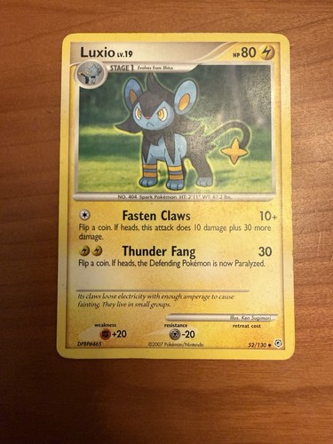 Pokemon Luxio Diamond and Pearl 52/130 LP