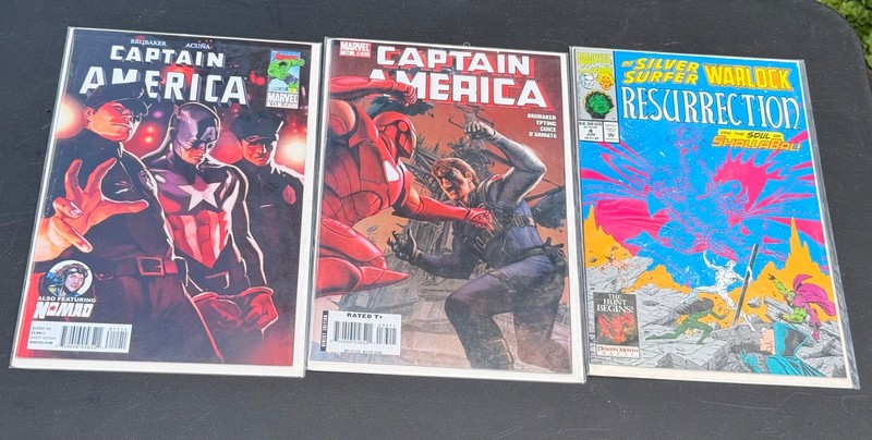 Marvel Comic book lot Captain America X-Force X-Men Cable 12 books
