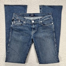 Rock & Republic Women’s Jeans 29x34 Bootcut Flare Dark Wash Western Boho USA