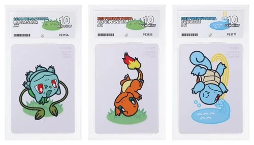 Bulbasaur, Charmander, Squirtle - Pokémon Taruka - ACE 10 Kanto Starters