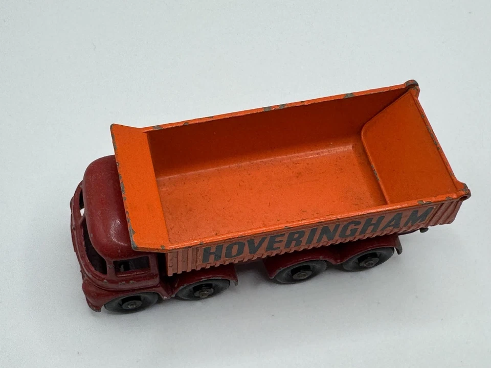 Caja de cerillas vintage Lesney No. Camión diecast volquete Hoveringham 17 hecho en Inglaterra Foto 2 de 4